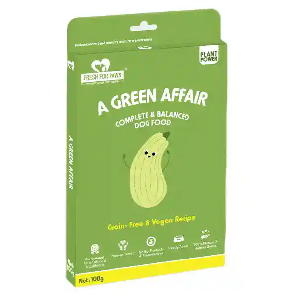 Fresh for Paws | Fresh For Paws A Green Affair For Dogs 100g