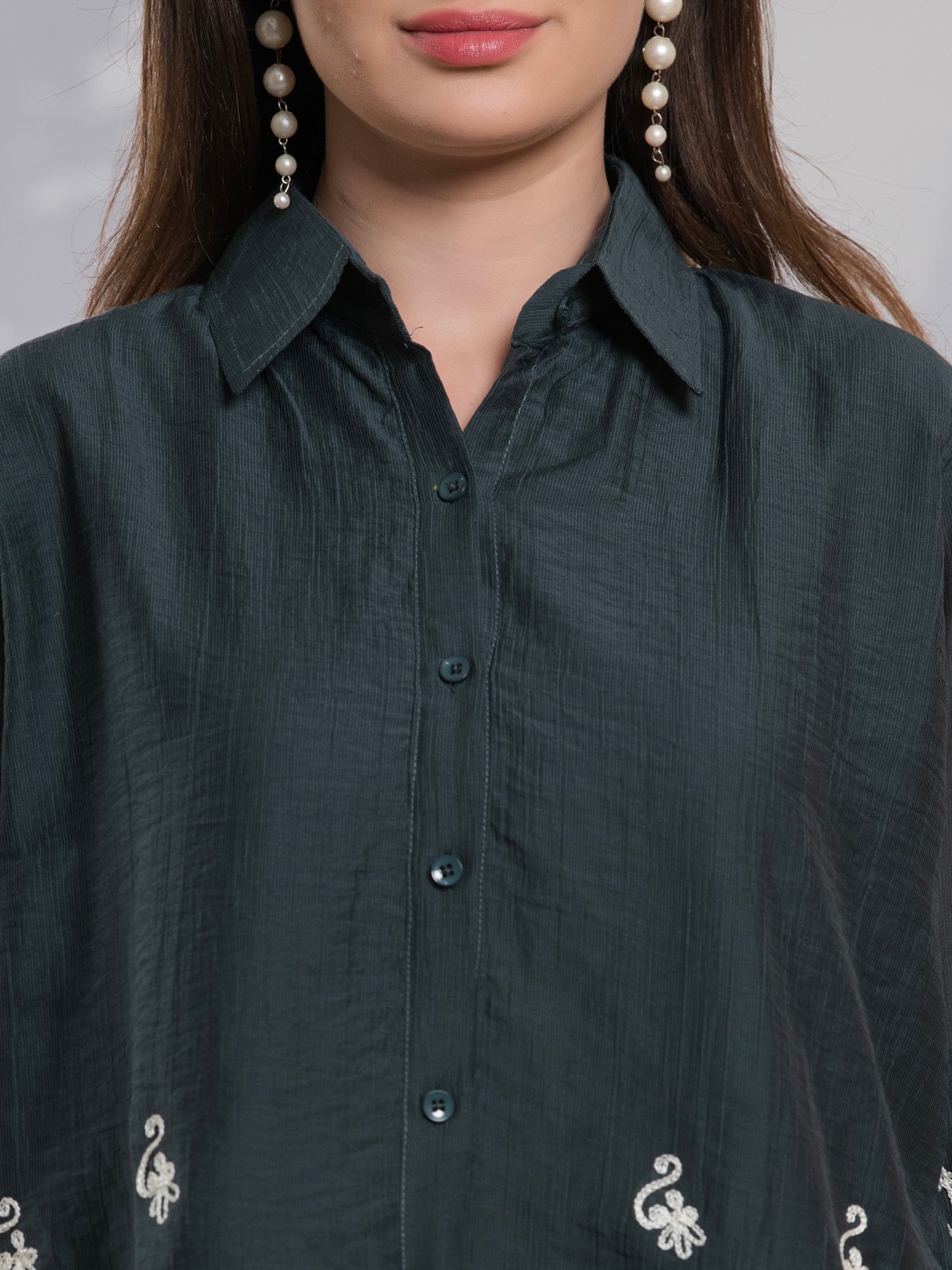 ALBION SMART LADIES GREEN TOP
