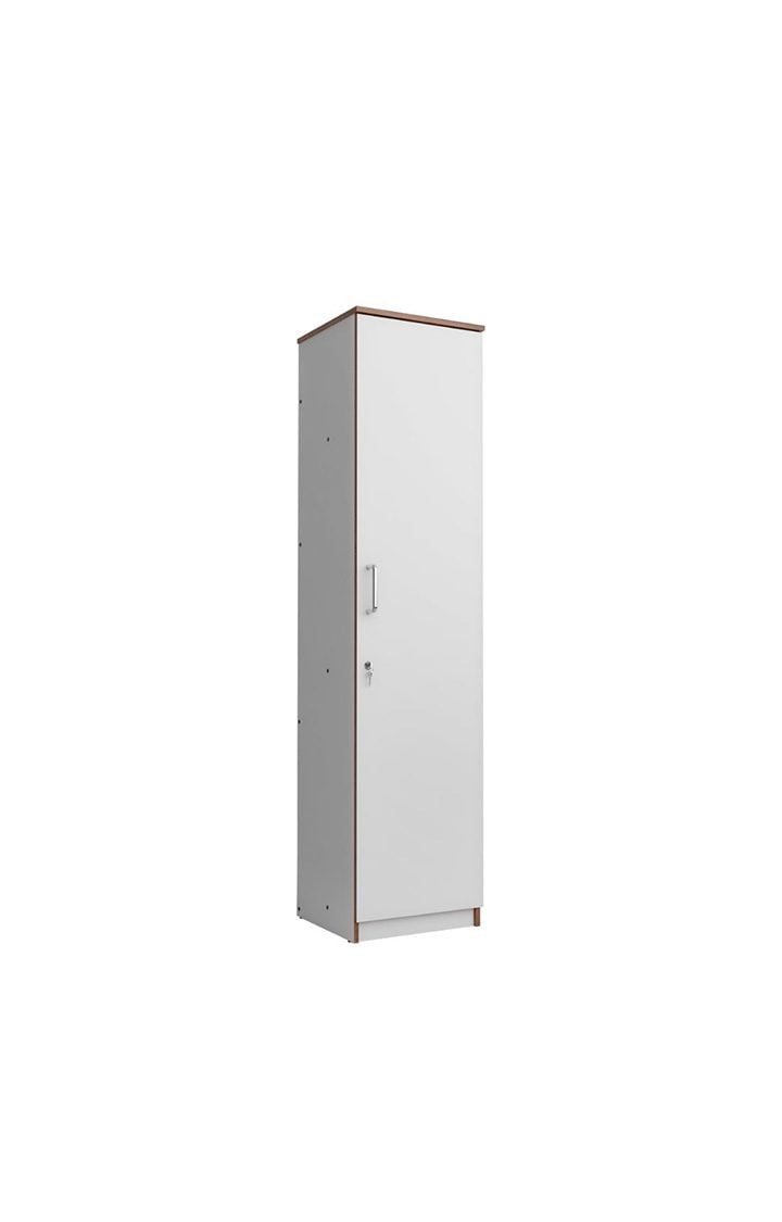 Adona 1 Door Wardrobe - Frosty White
