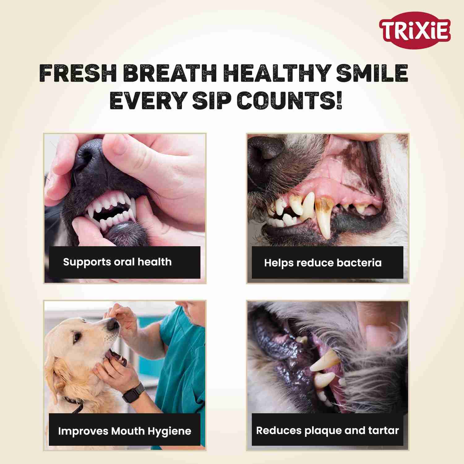 Trixie Dental Care Water with Apple Aroma for Dogs and Cats