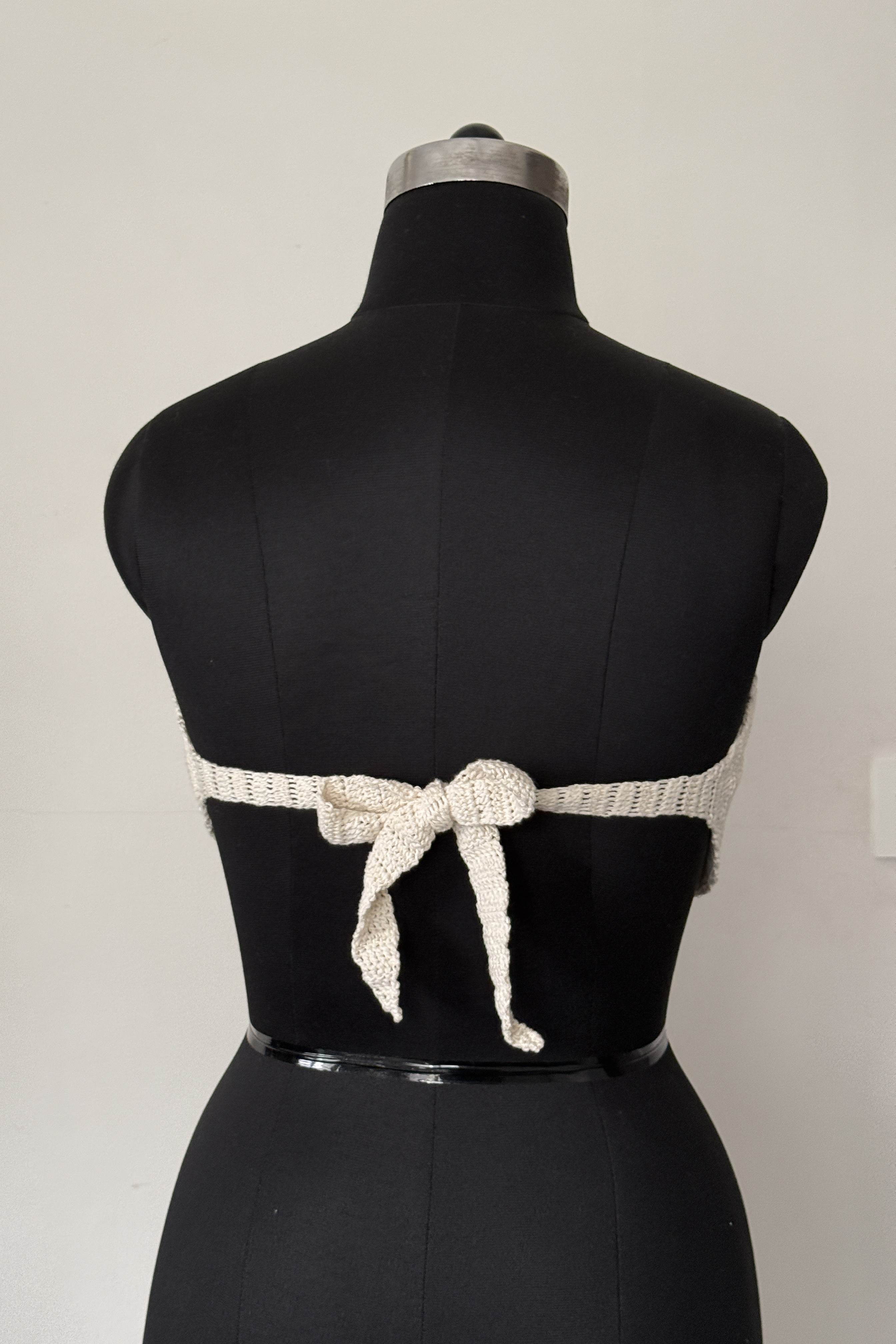 Coastal Breeze Crochet Bikini Top