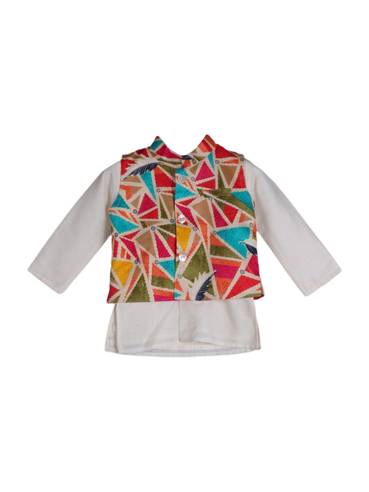 ALBION KIDS BOYS ETHINIC MULTI KURTA PYJAMA