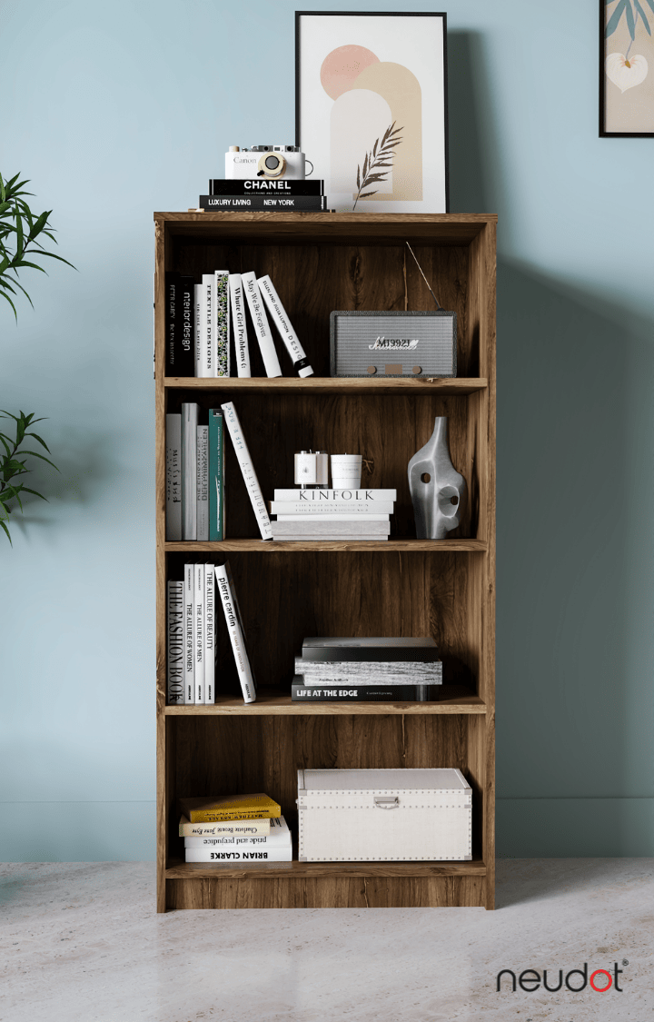 Hunter Bookshelf - Western Oak Finish