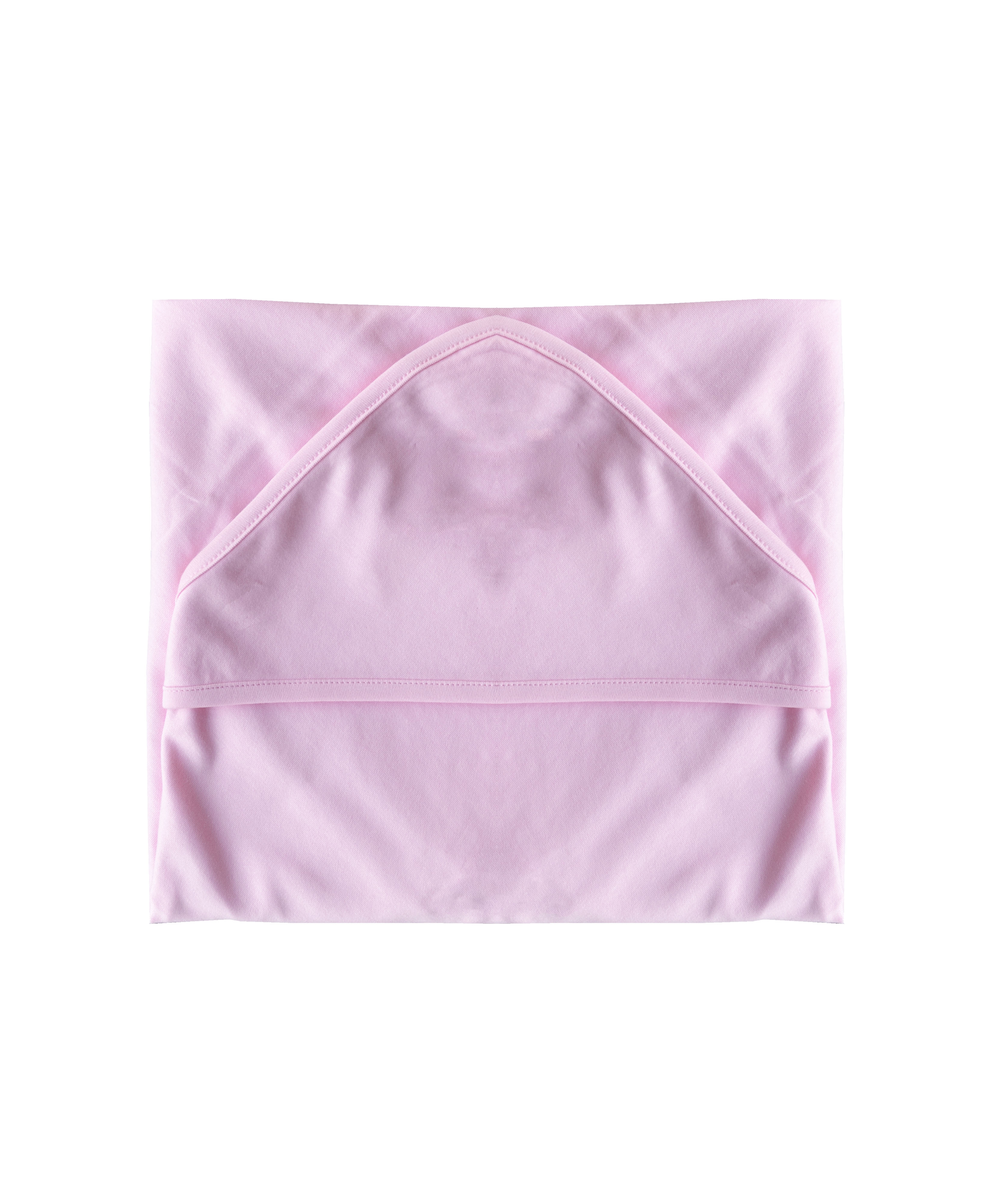 Pink Wrap with Hood (100% Cotton Interlock Biowash)