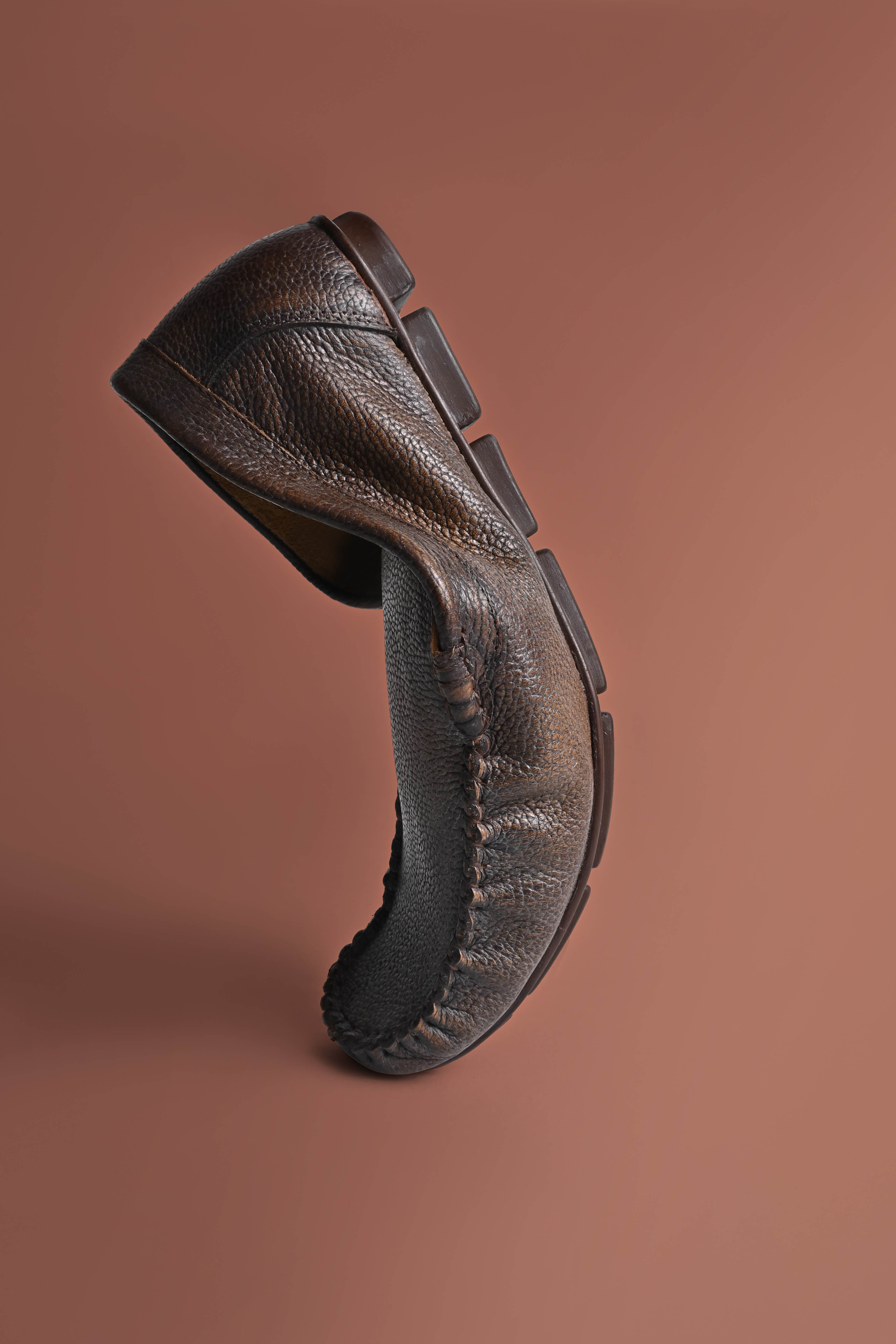 REGAL BROWN MEN LEATHER LOAFERS