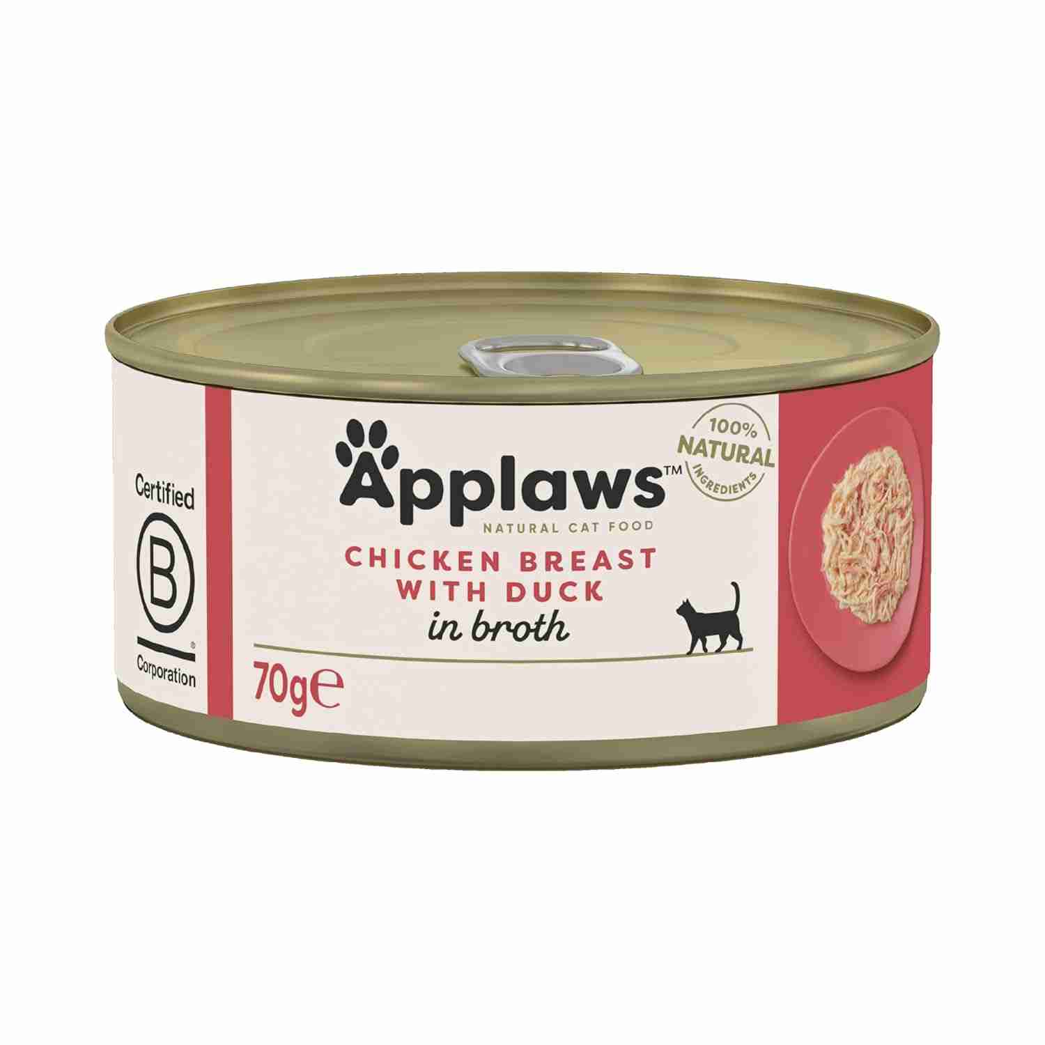 Applaws Cat Wet Food Tin Chicken with Duck, 70g