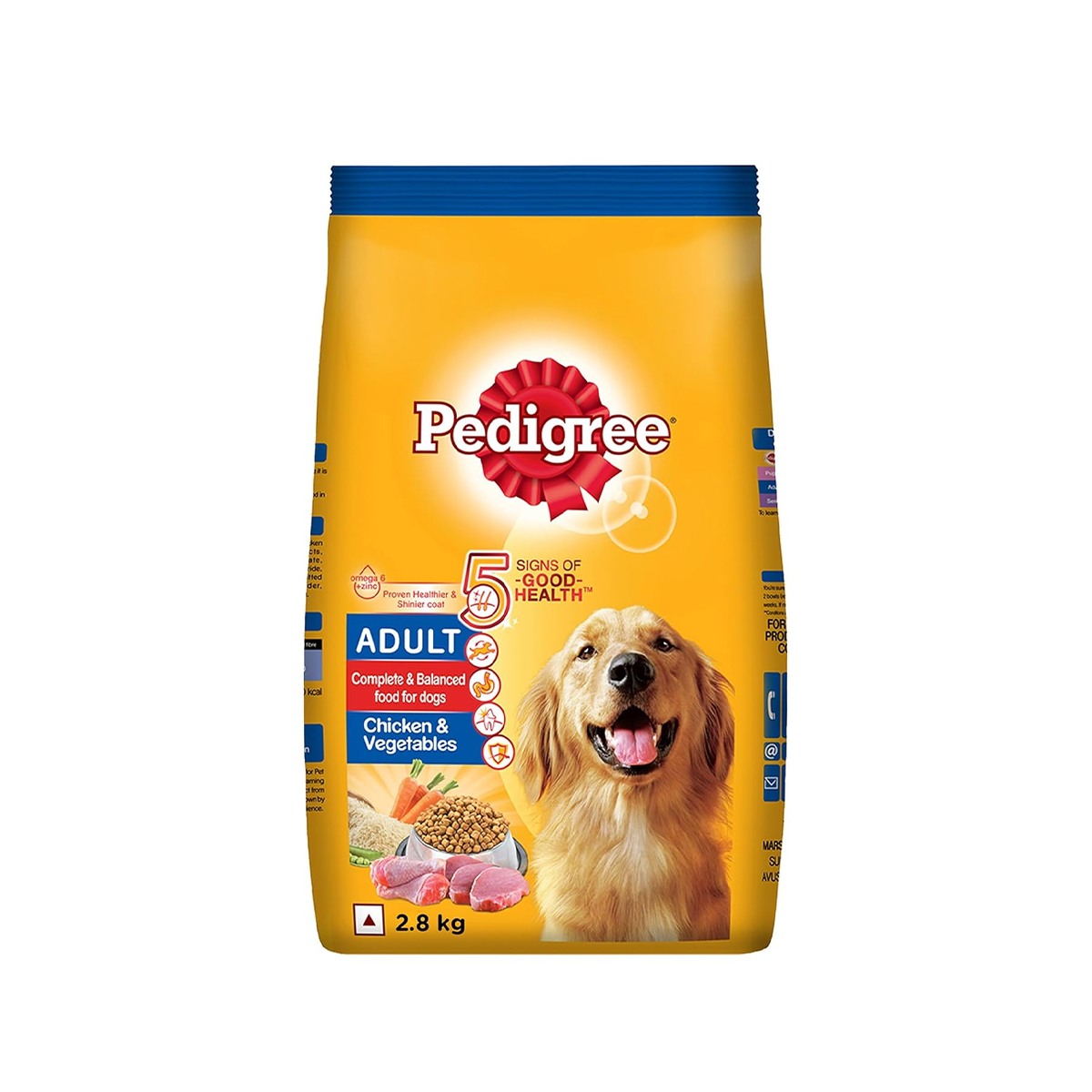 Pedigree Adult Chicken & Vegetables Dry Dog Food