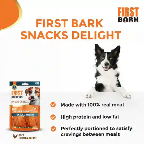 First Bark Soft Chicken Breast Dog Treat