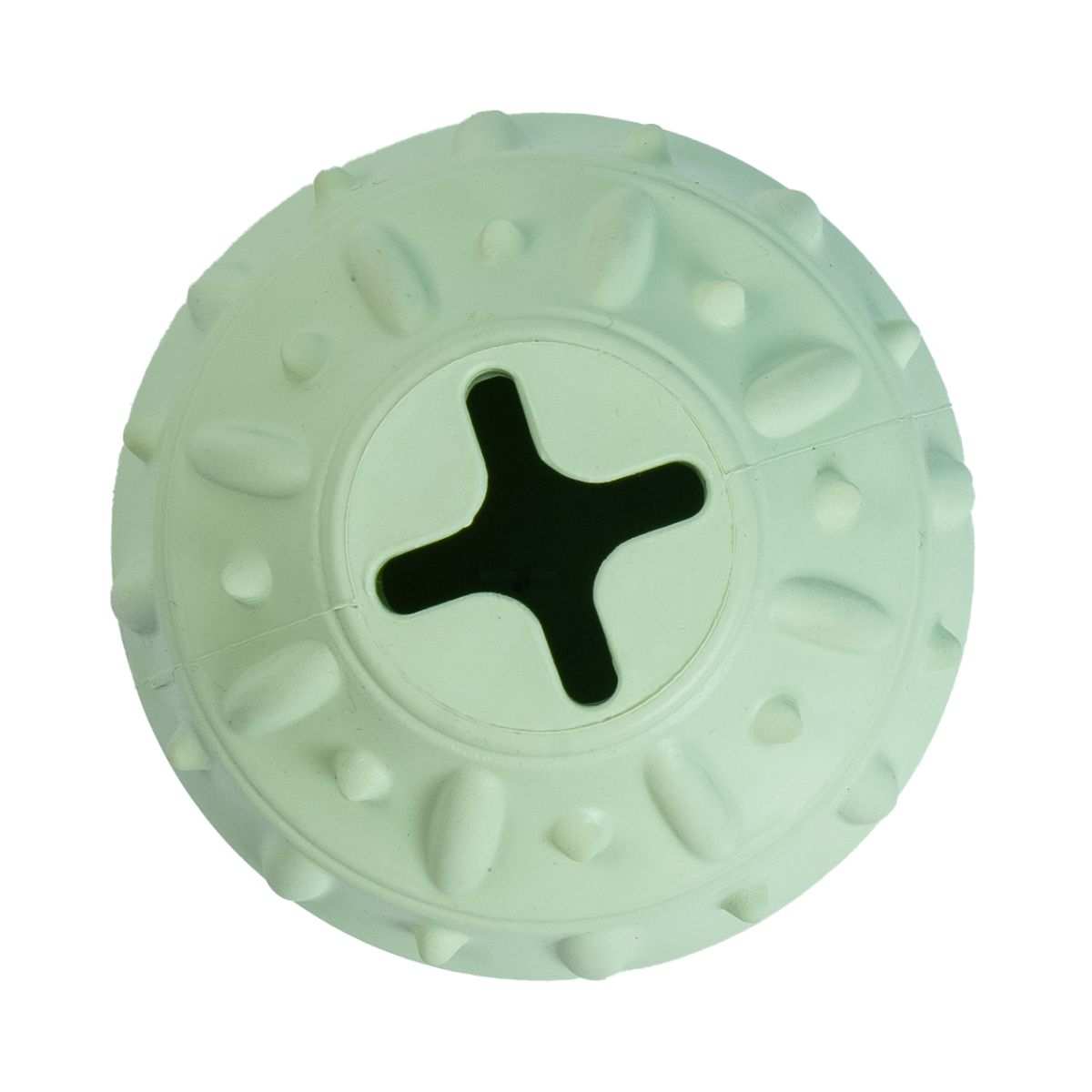 Ezra Play Bamboo Ball - Green Rubber Toy