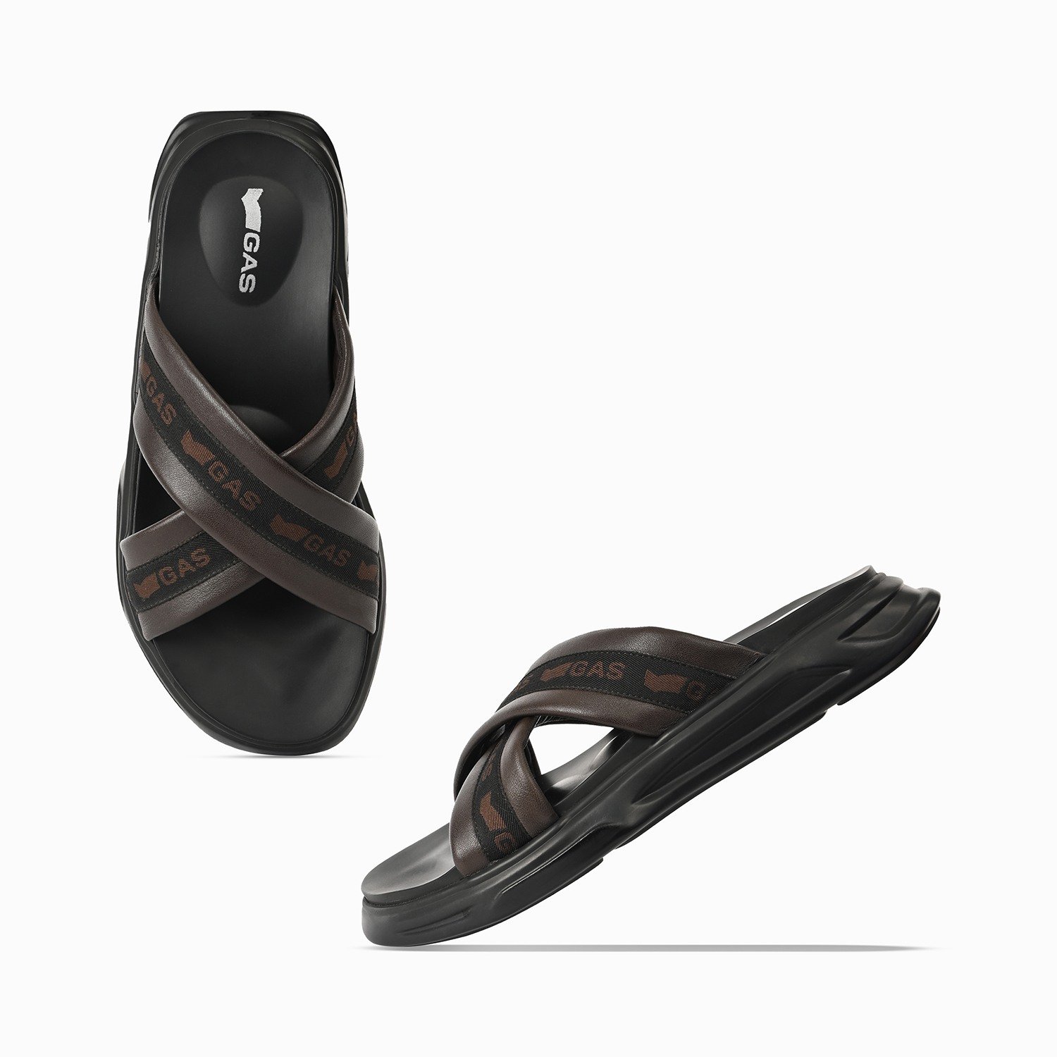 Men Furbo Brown Sandals
