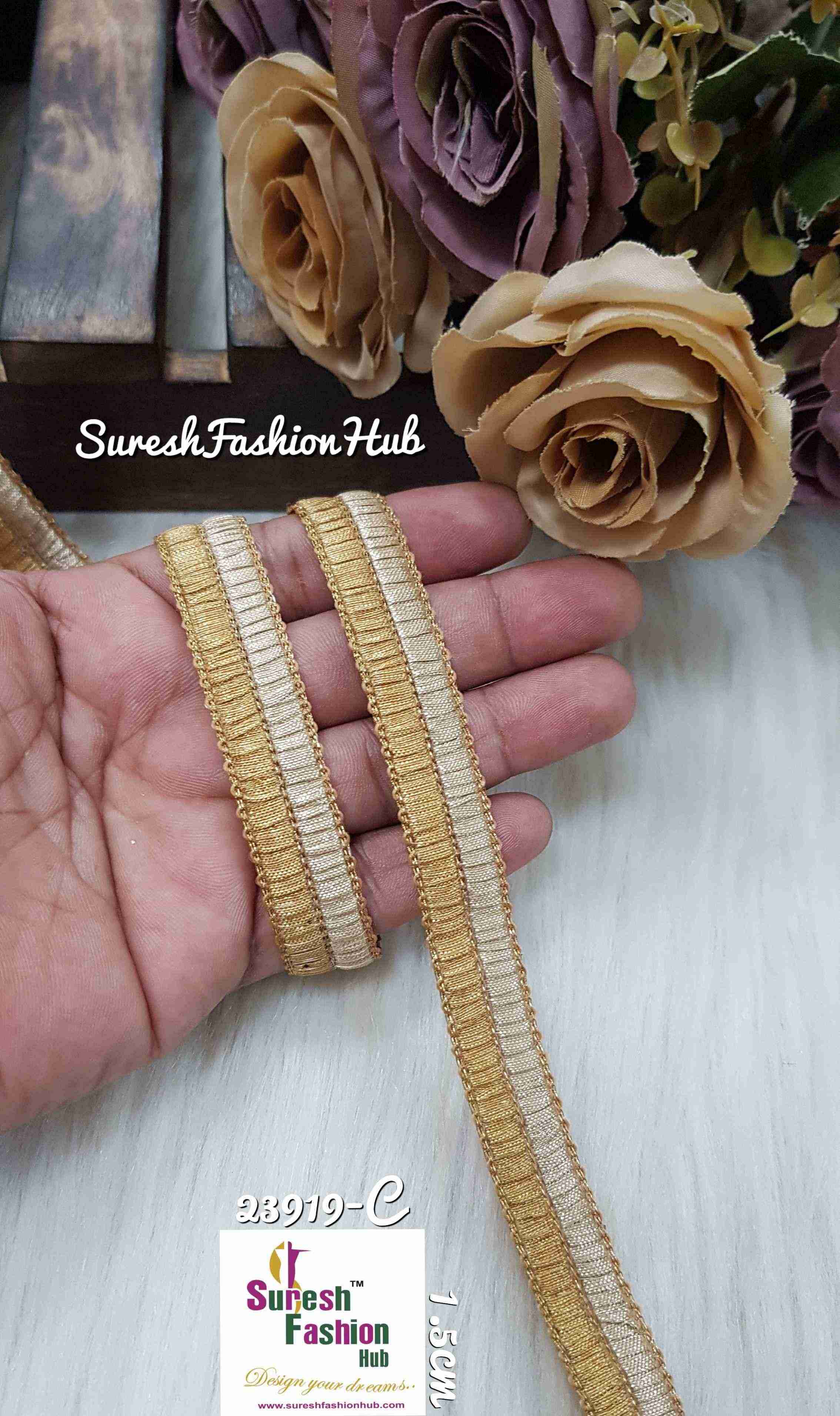 Traditional Indian Zari Lace Collection