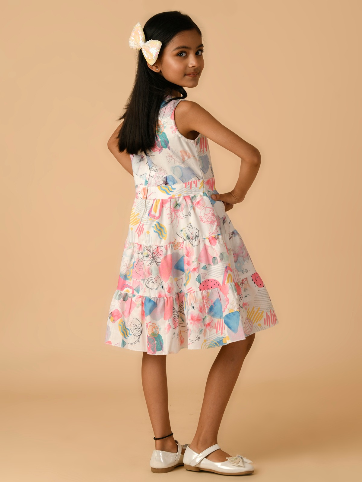ALBION PREMIUM GIRLS PINK FROCK