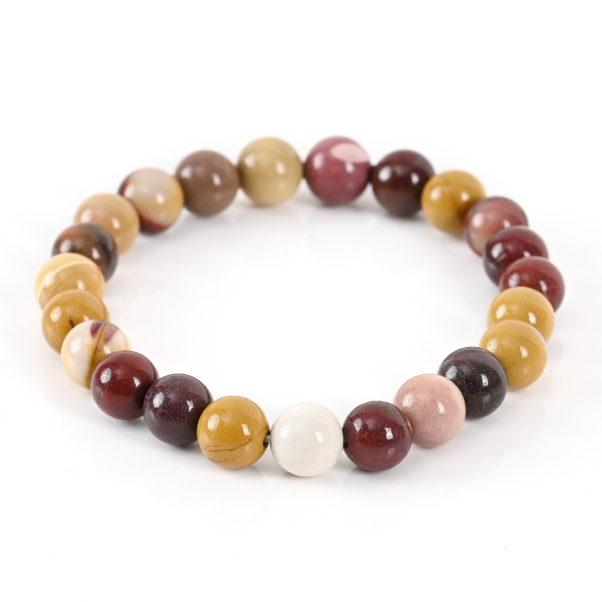 Shiv Ratan Kendra Genuine Mokite Stone Stretchable Bracelets