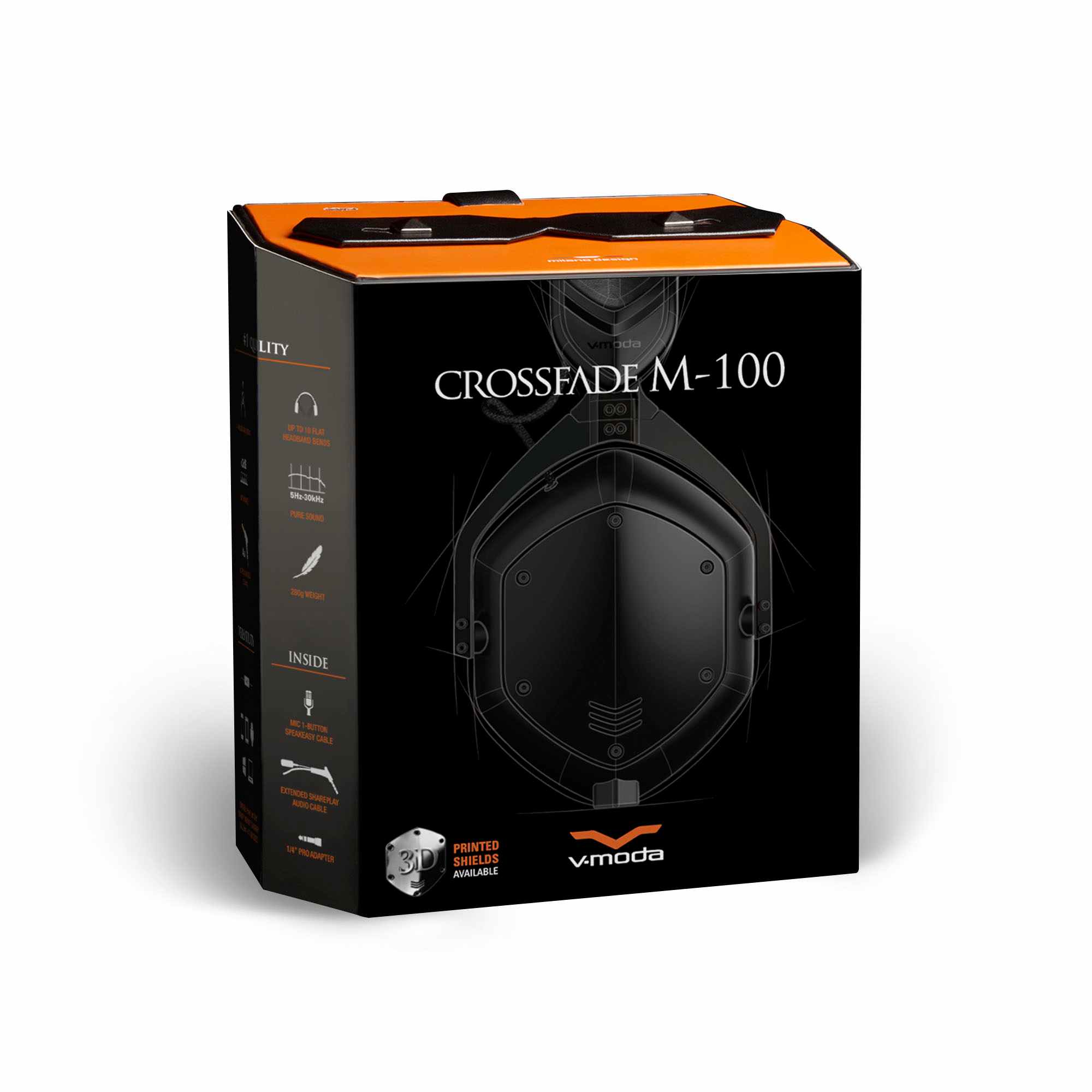 V-MODA Crossfade M-100 Master Over-Ear Studio & DJ Headphones (Matte Black) 11