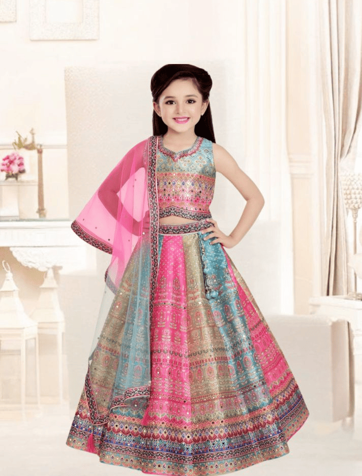 Albion Girls Designer Ethnic Lehenga Choli – Festive & Party Wear