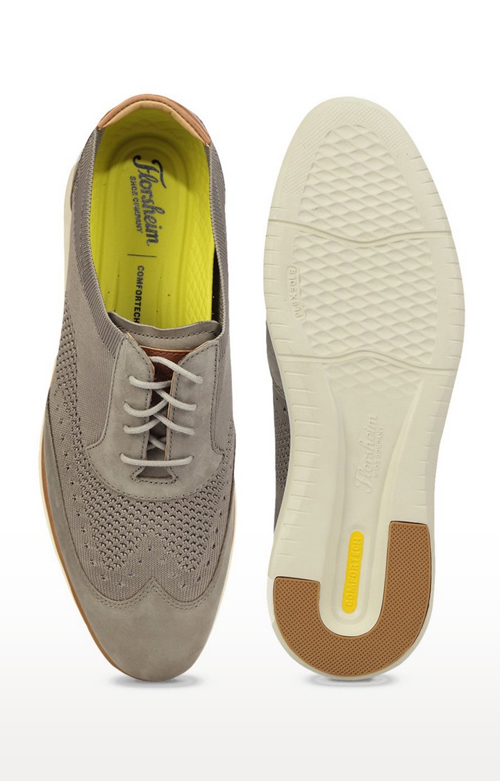 Florsheim Men Grey Lace-ups
