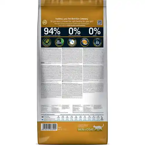 Farmina N&D Quinoa Quail Coconut & Turmeric Skin & Coat Grain Free Adult Cat Dry Food