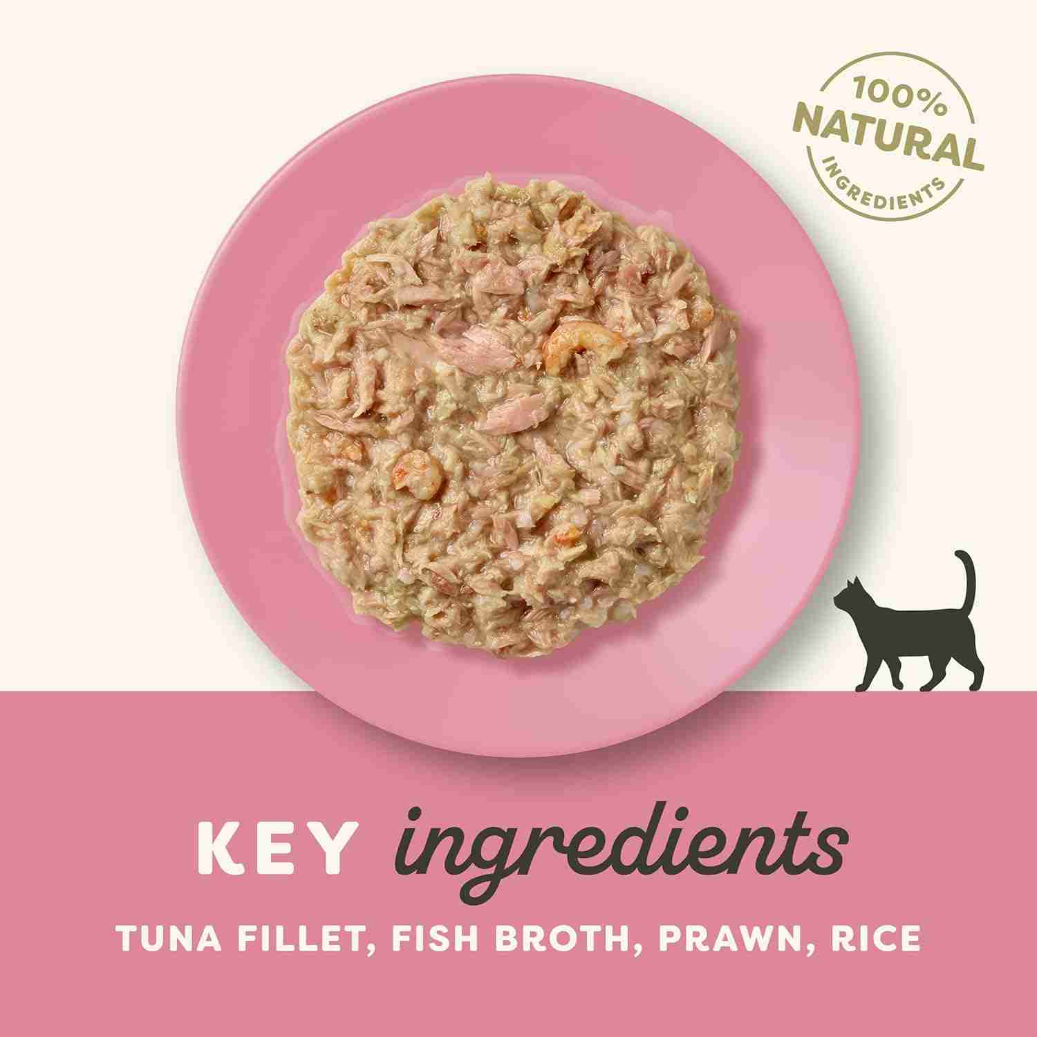 Applaws Tuna with Pacific Prawn in Broth Wet Cat Food, 70gm