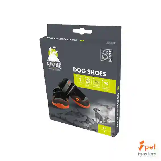 M-Pets Hiking Dog Shoes Anti-Slip Dog Boots for Rains, Snow, Cold, Hot & Rough Surfaces