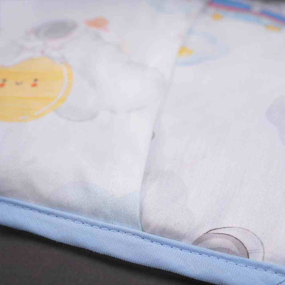 Fancy Fluff Organic Rai Pillow - Nova- Blue