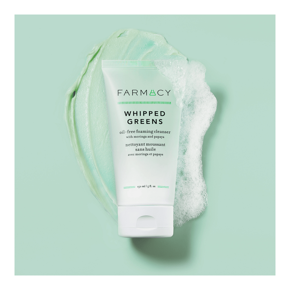 Whipped Greens oil-free foaming cleanser • 150ml