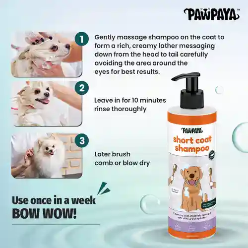 Pawpaya Short Coat Shampoo 250ml – (Best Before Jun’26)