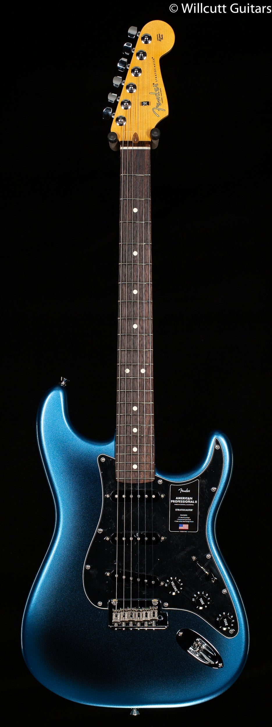 Fender American Professional II Stratocaster Electric Guitar, Rosewood Fingerboard, Dark Night 4