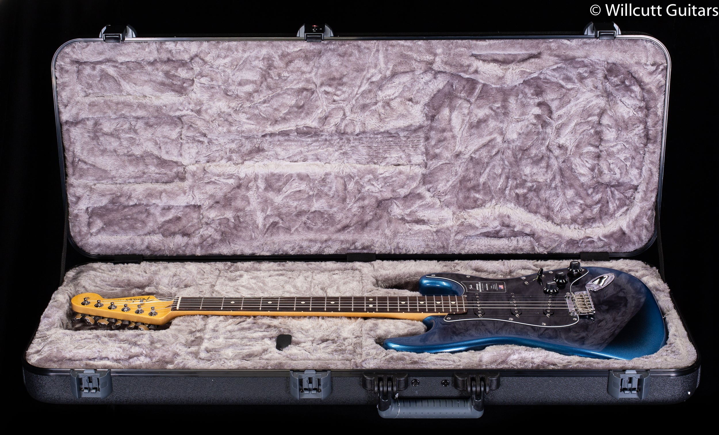 Fender American Professional II Stratocaster Electric Guitar, Rosewood Fingerboard, Dark Night 8