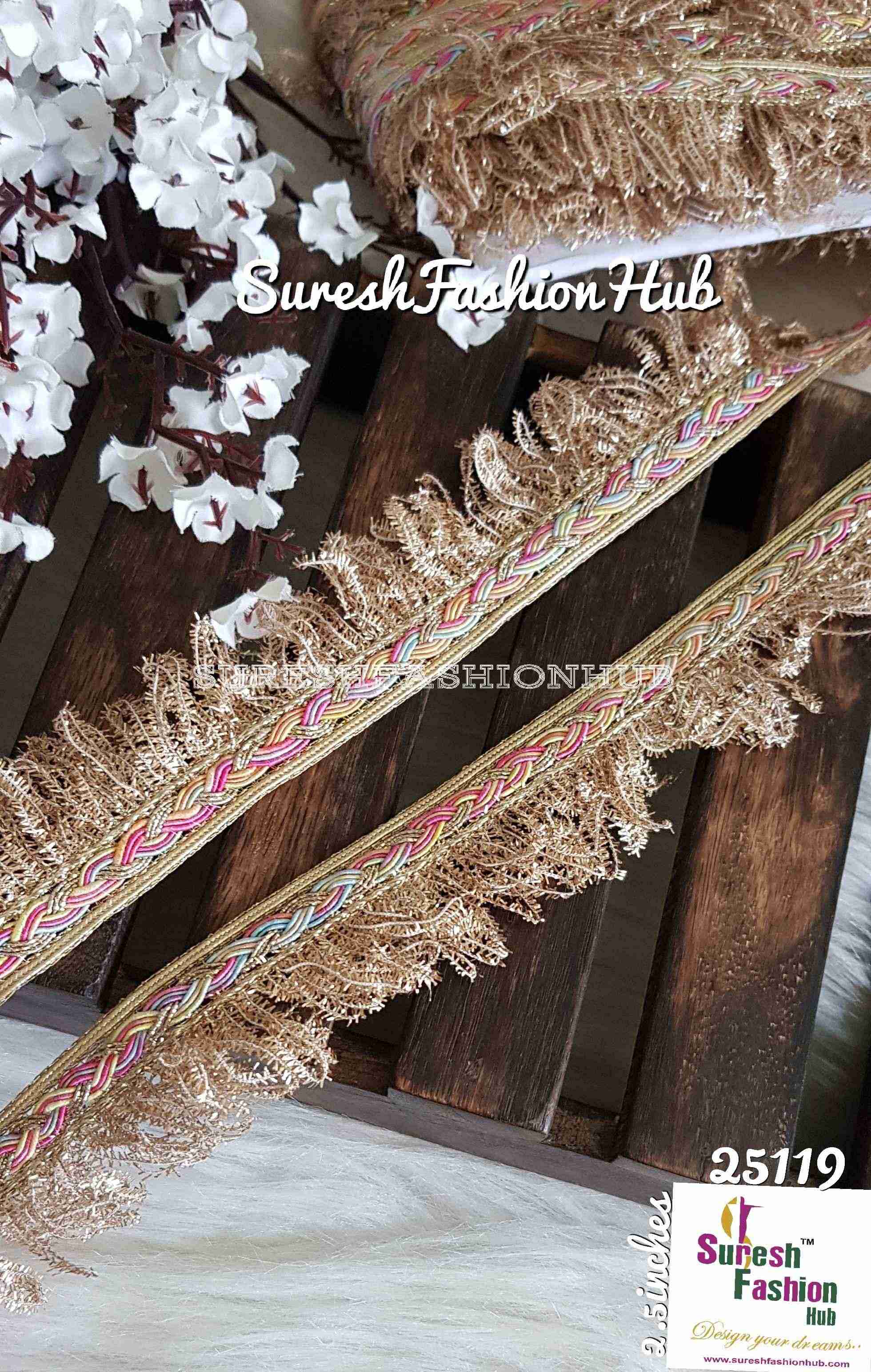 Multi-Colored Tassel Detailing Trim