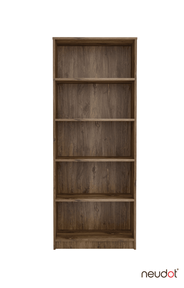 Bravo Bookshelf - Western Oak Finish