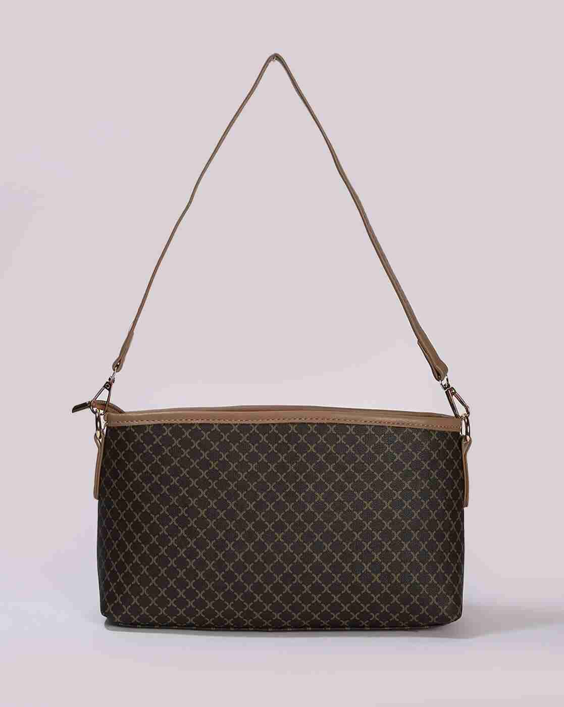 FIG | Women Geometric Print Sling Bag with Detachable Strap|2