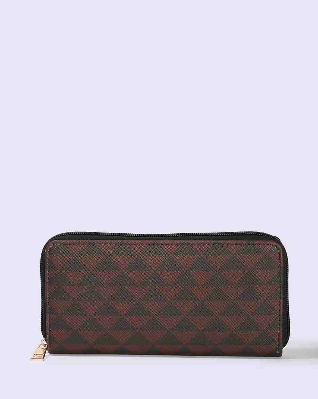 Women Geometric Print Zip-Around Wallet