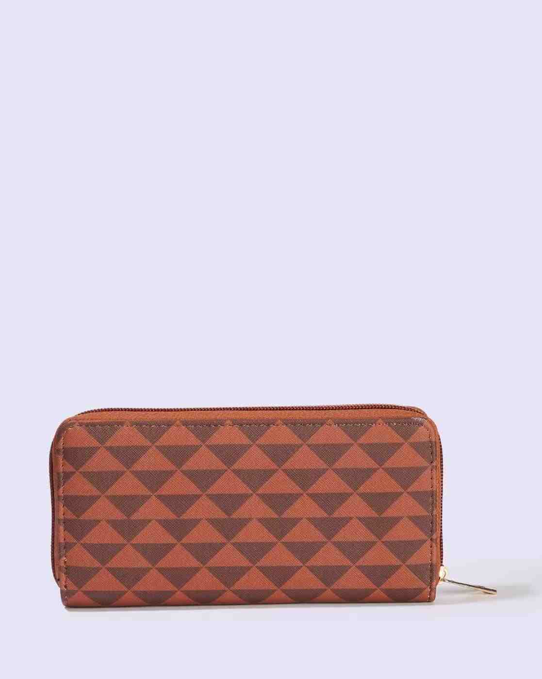 FIG | Women Geometric Print Zip-Around Wallet|2