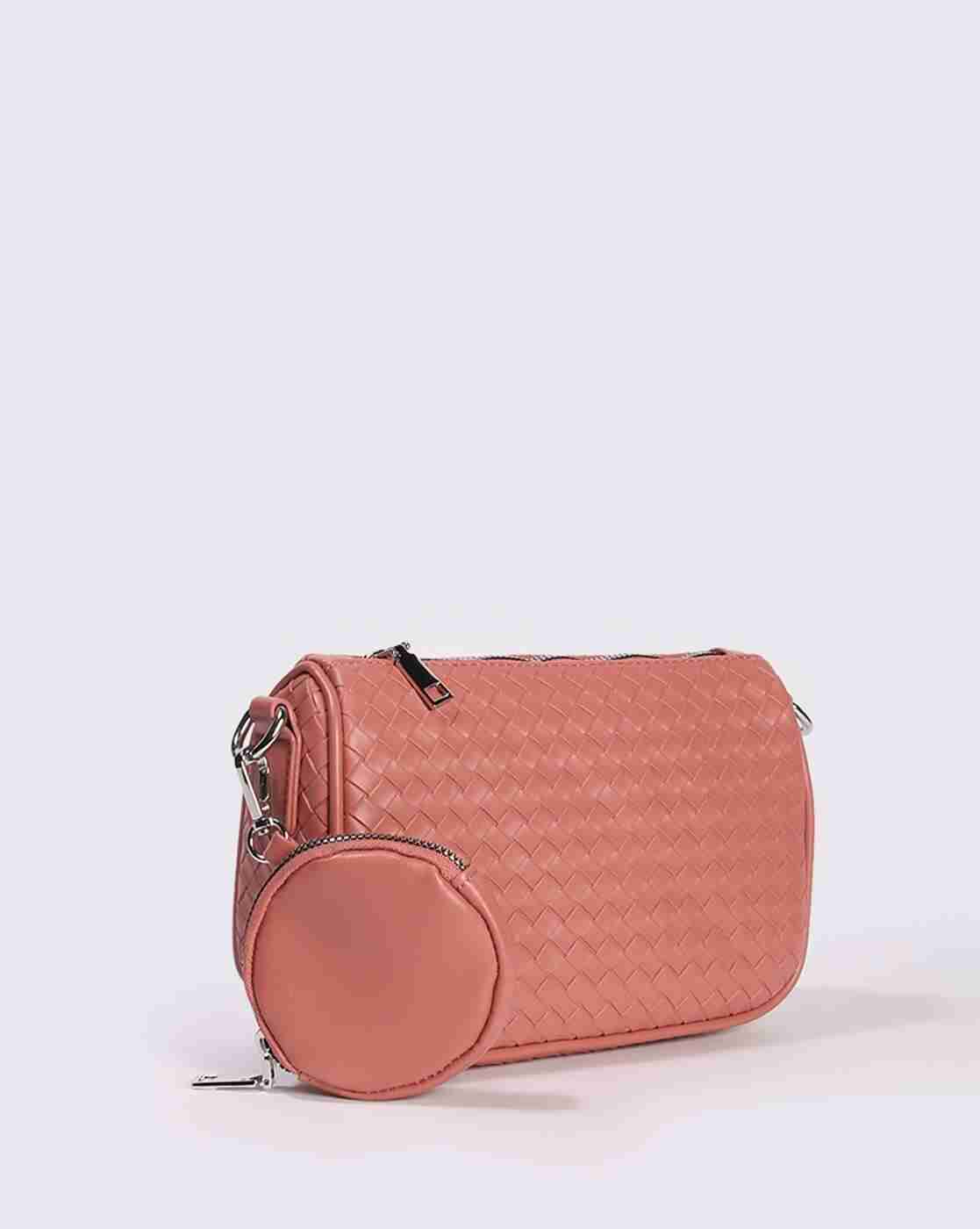 FIG | Women Basket-Weave Pattern Sling Bag|1