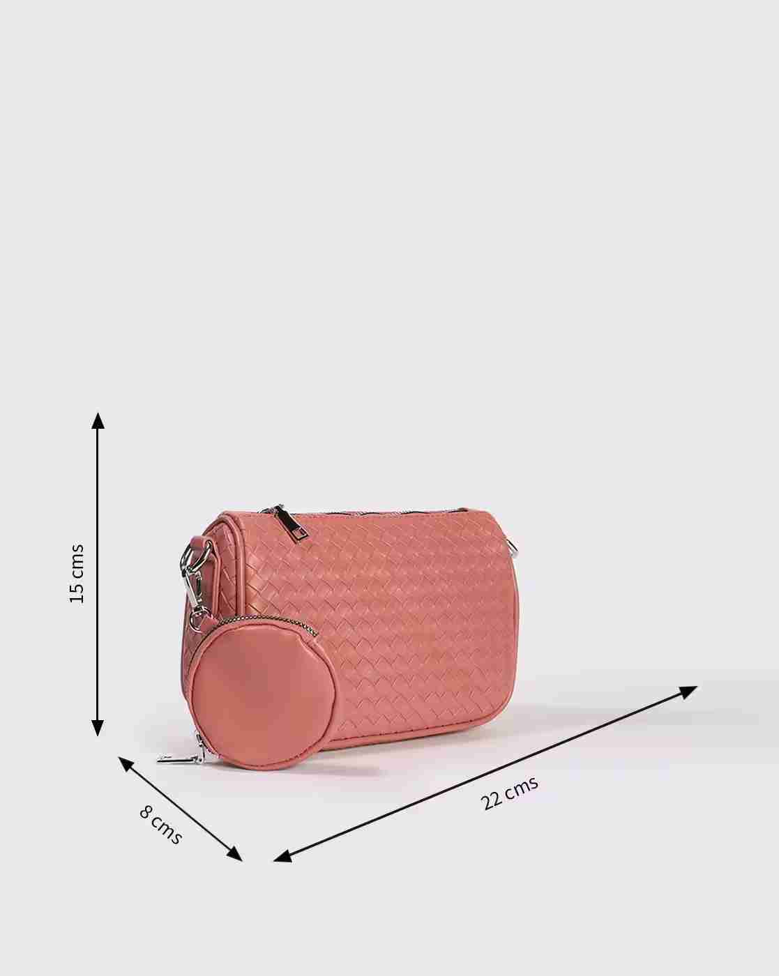 FIG | Women Basket-Weave Pattern Sling Bag|2