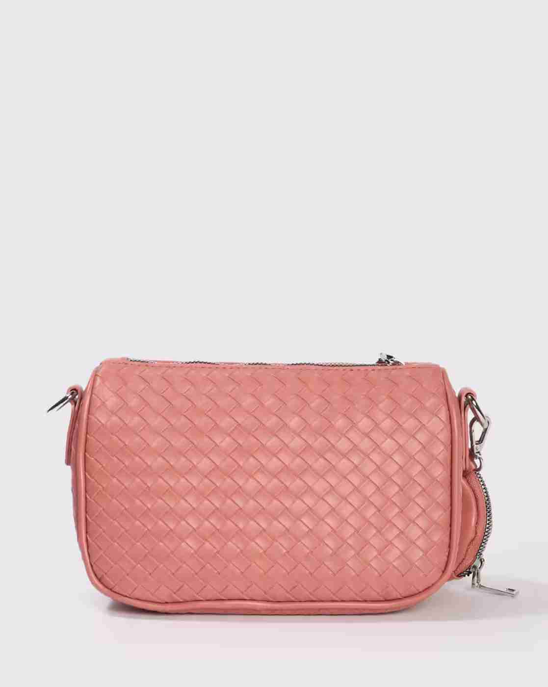 FIG | Women Basket-Weave Pattern Sling Bag|3