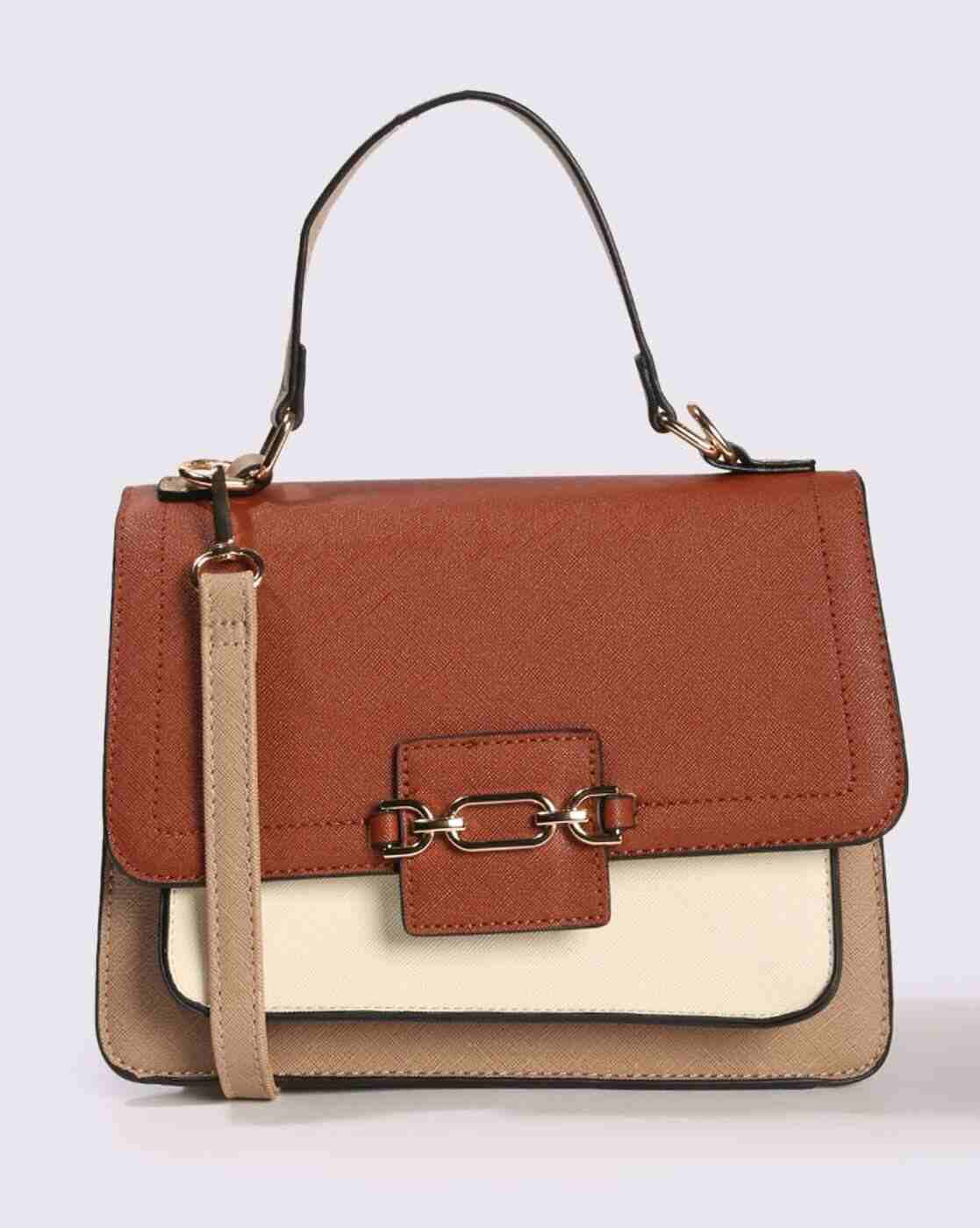 FIG | Women Colourblock Sling Bag with Detachable Strap|0