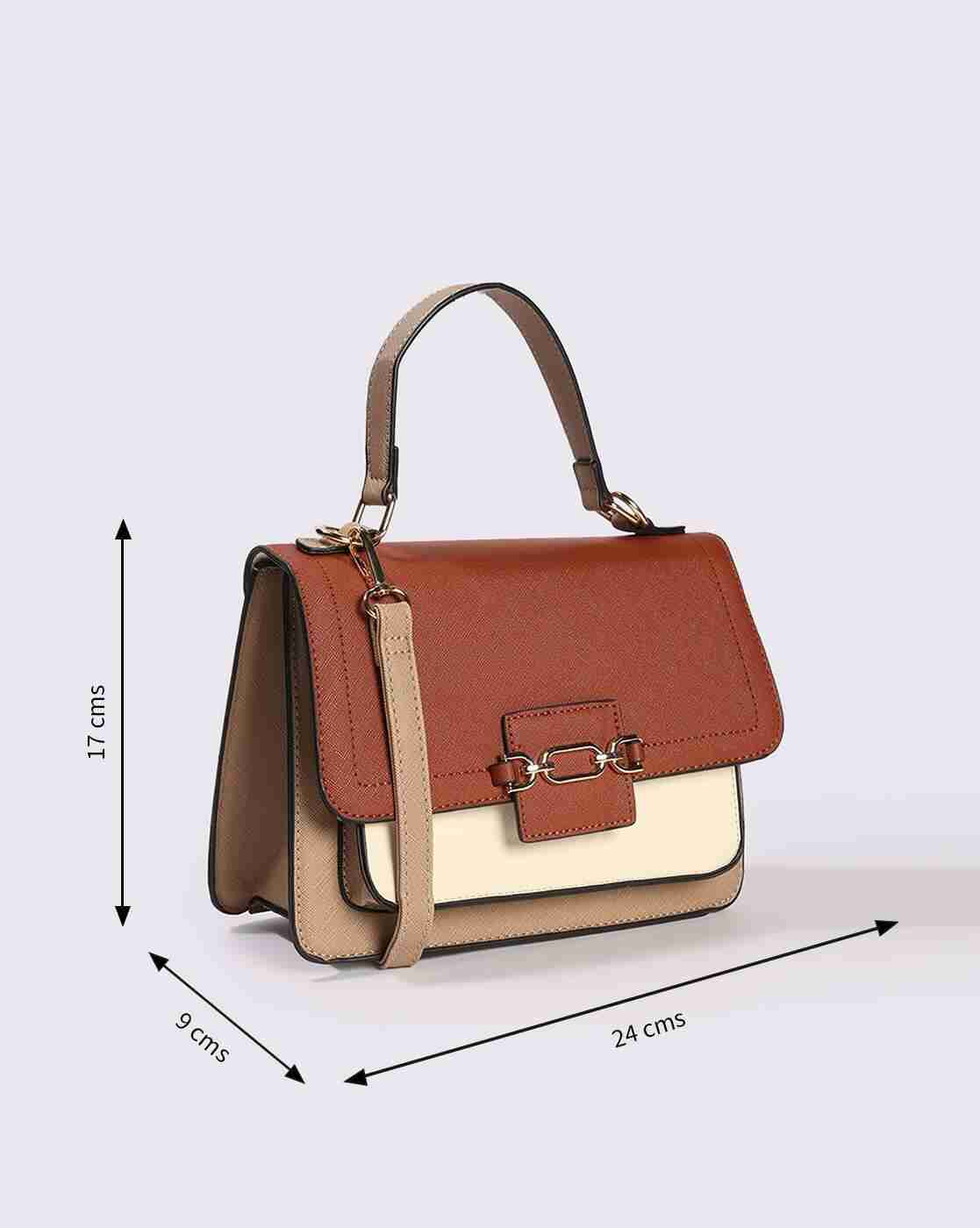 FIG | Women Colourblock Sling Bag with Detachable Strap|2