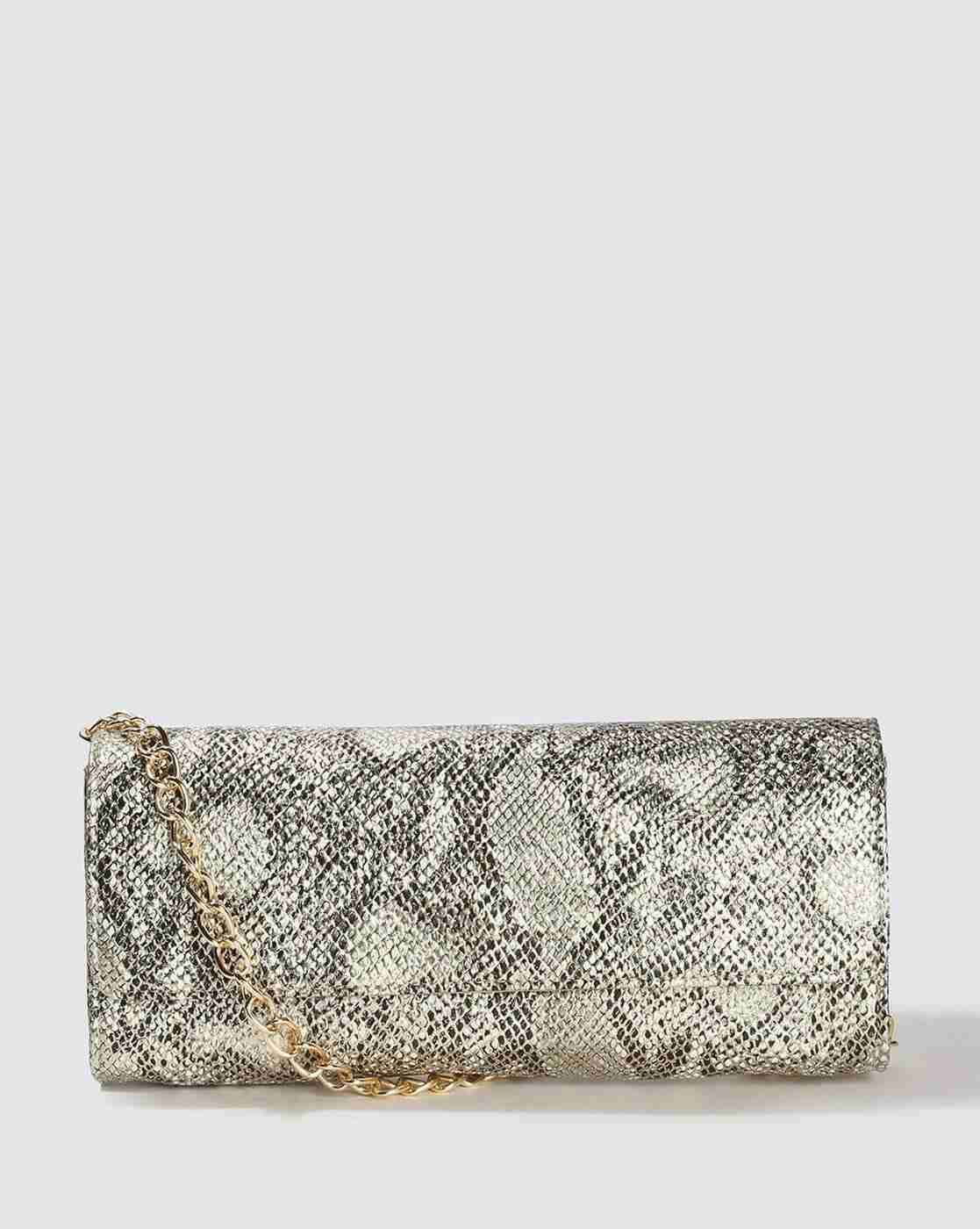 FIG | Women Reptilian Print Clutch|0