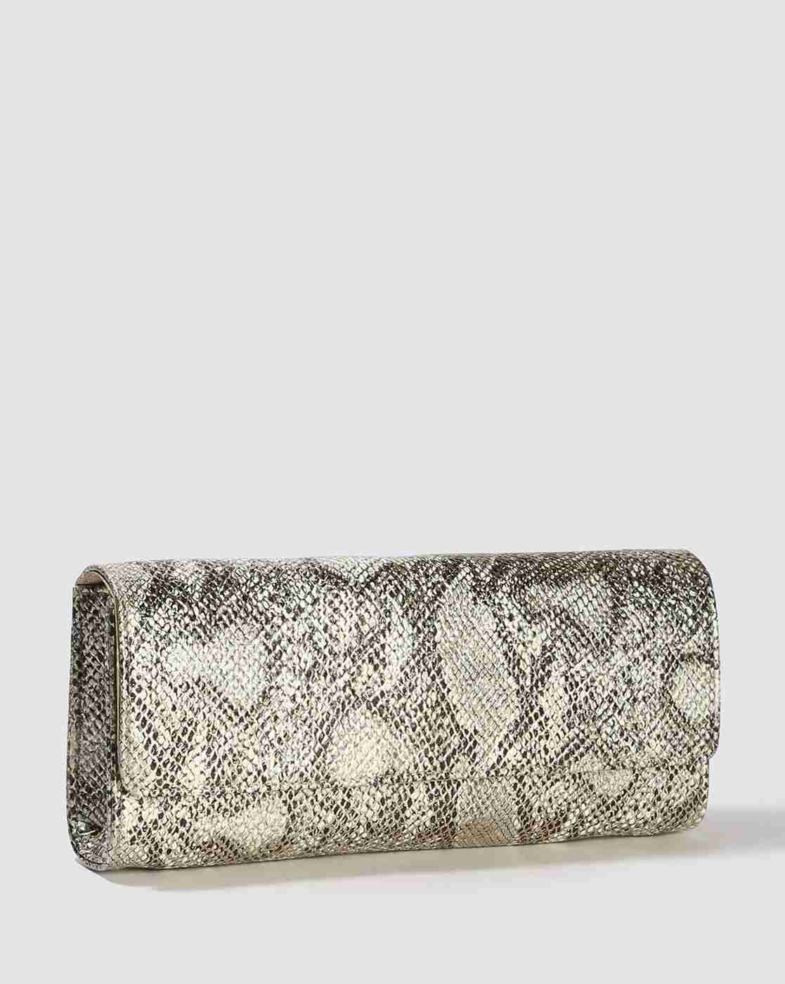 FIG | Women Reptilian Print Clutch|1