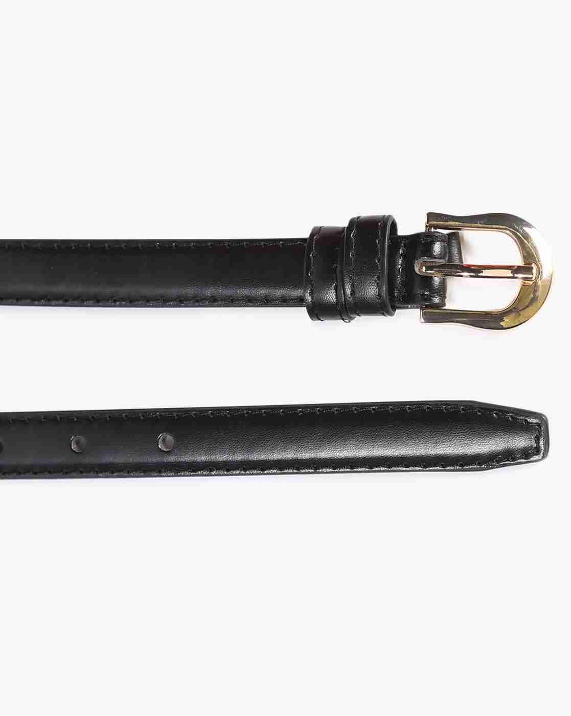 FIG | Women Skinny Belt with Buckle Closure|2