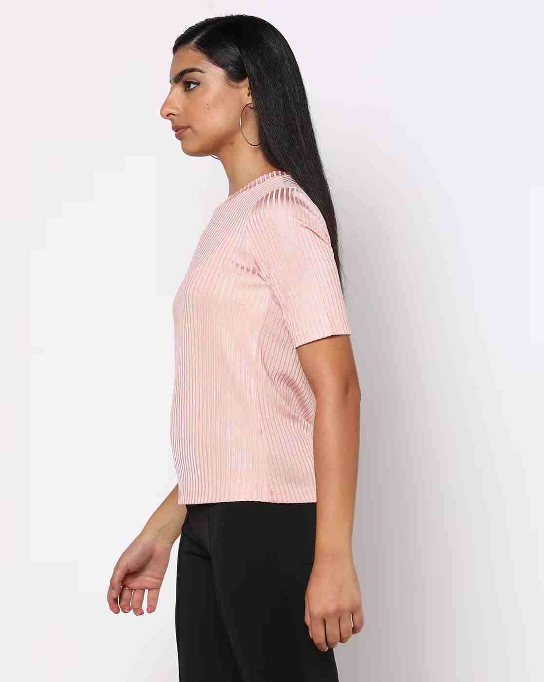 FIG | Ribbed Crew-Neck T-Shirt|1