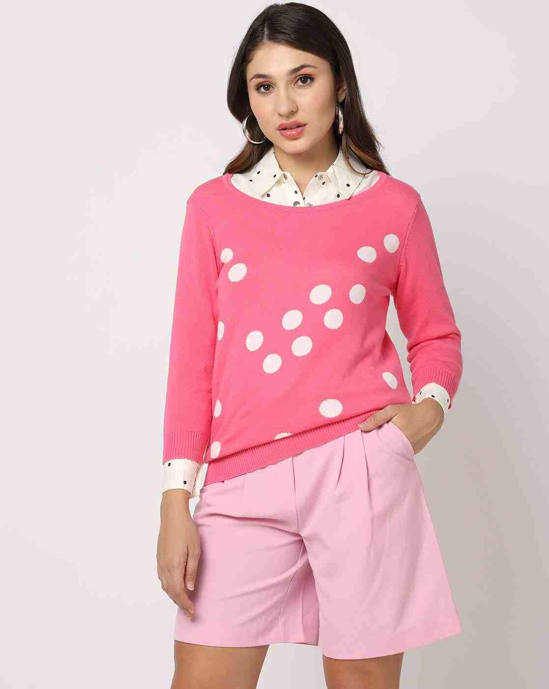 FIG | Polka-Dotted Cotton Sweatshirt|0