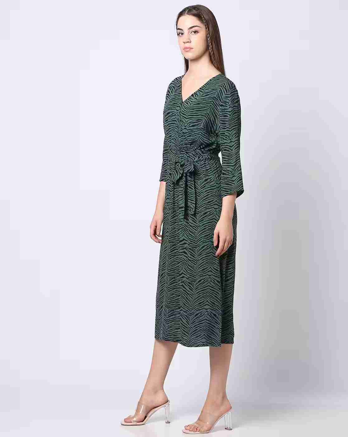 FIG | Women Animal Print A-Line Dress|1