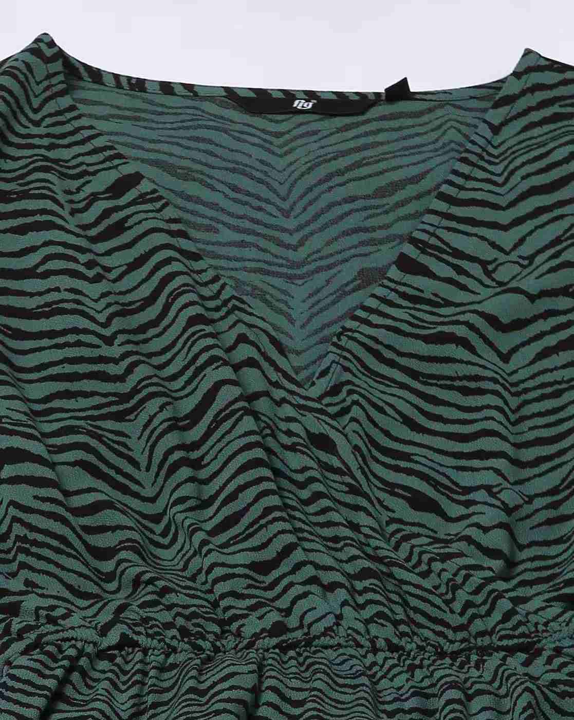 FIG | Women Animal Print A-Line Dress|4
