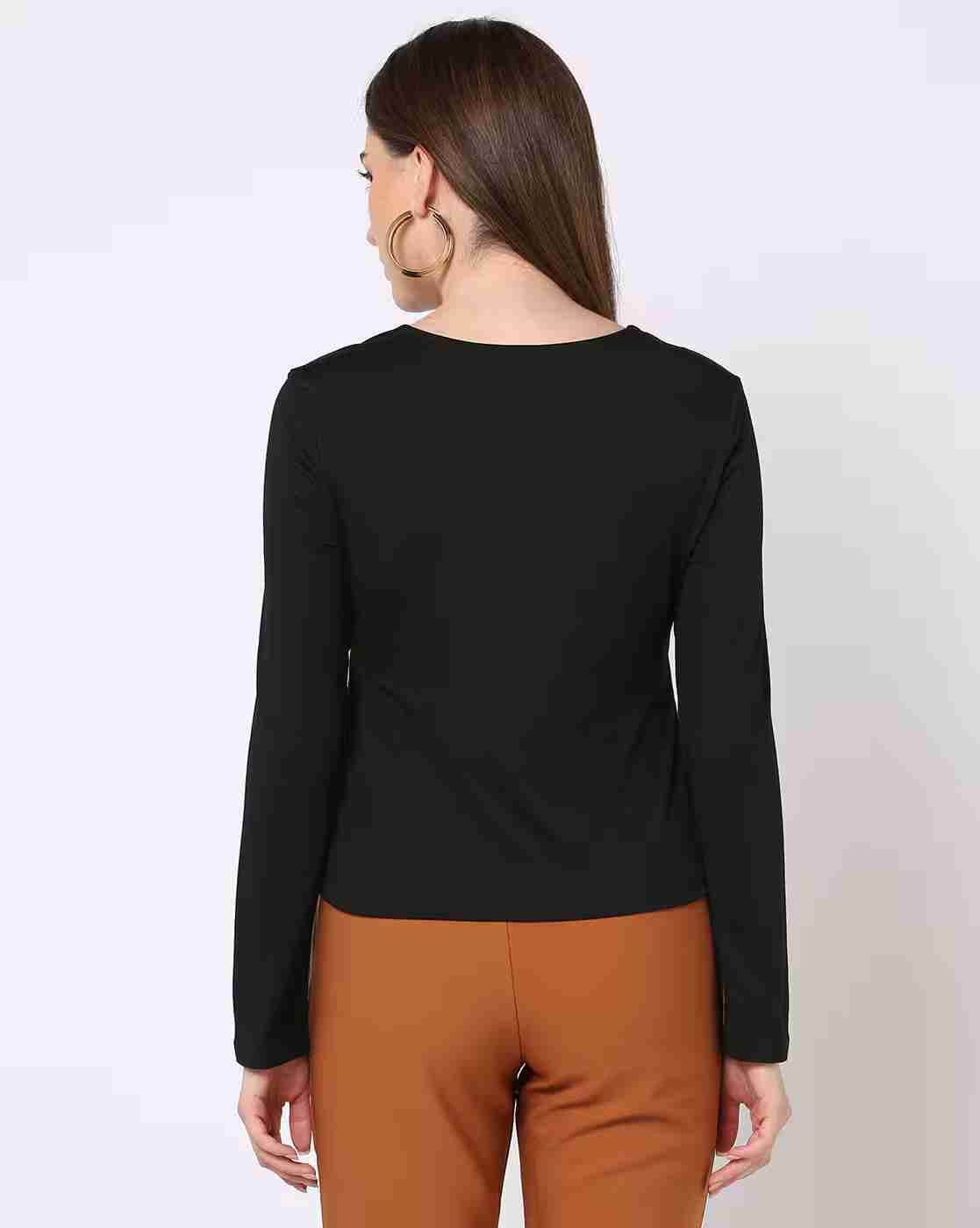 FIG | Women Relaxed Fit Square-Neck T-Shirt|2