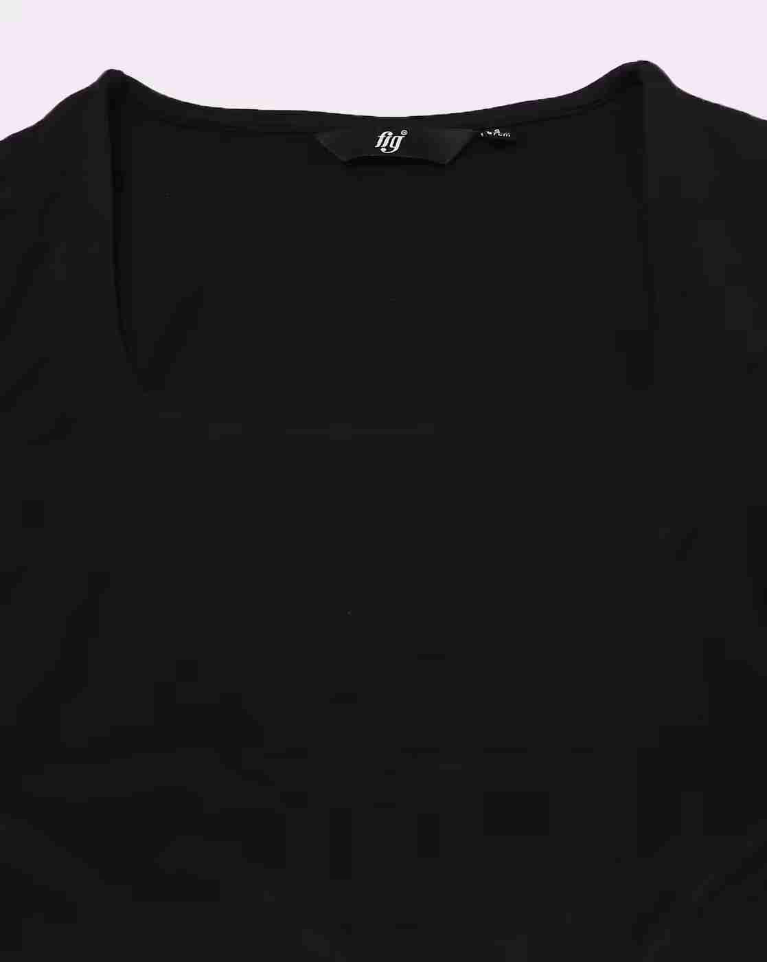 FIG | Women Relaxed Fit Square-Neck T-Shirt|4