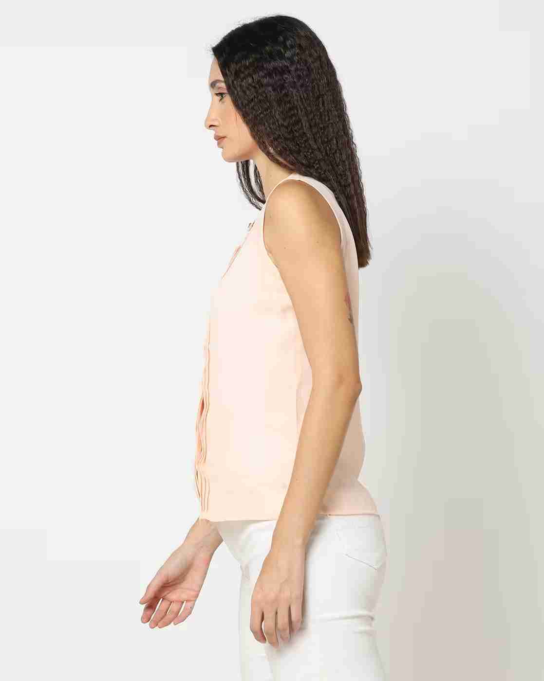 FIG | Women Pleated Relaxed Fit Top|1