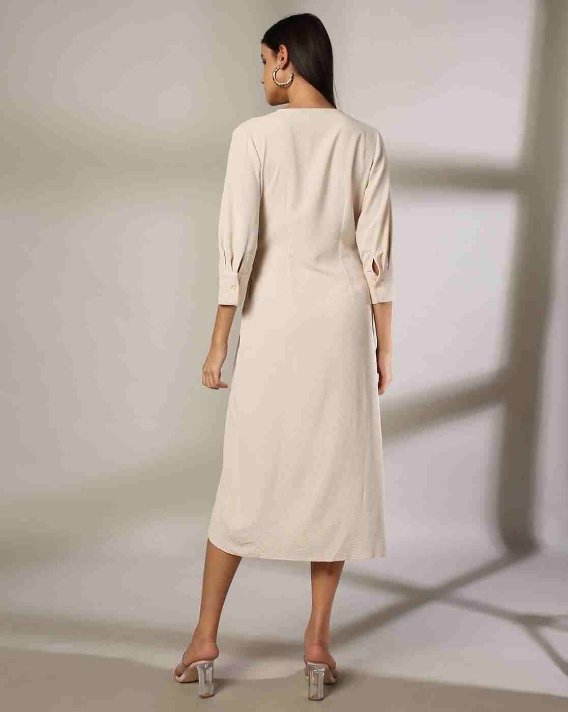 FIG | Women V-Neck A-Line Dress|2
