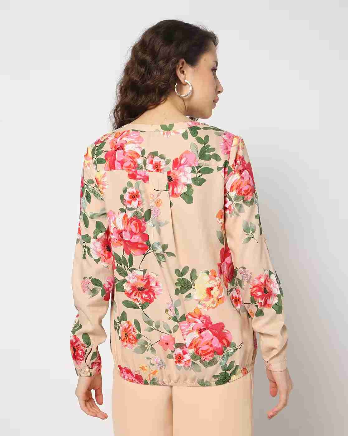 FIG | Women Floral Print Regular Fit Top|2